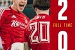 足总杯-诺丁汉森林2-0卢顿晋级 耶茨头槌破门+中框索萨传射